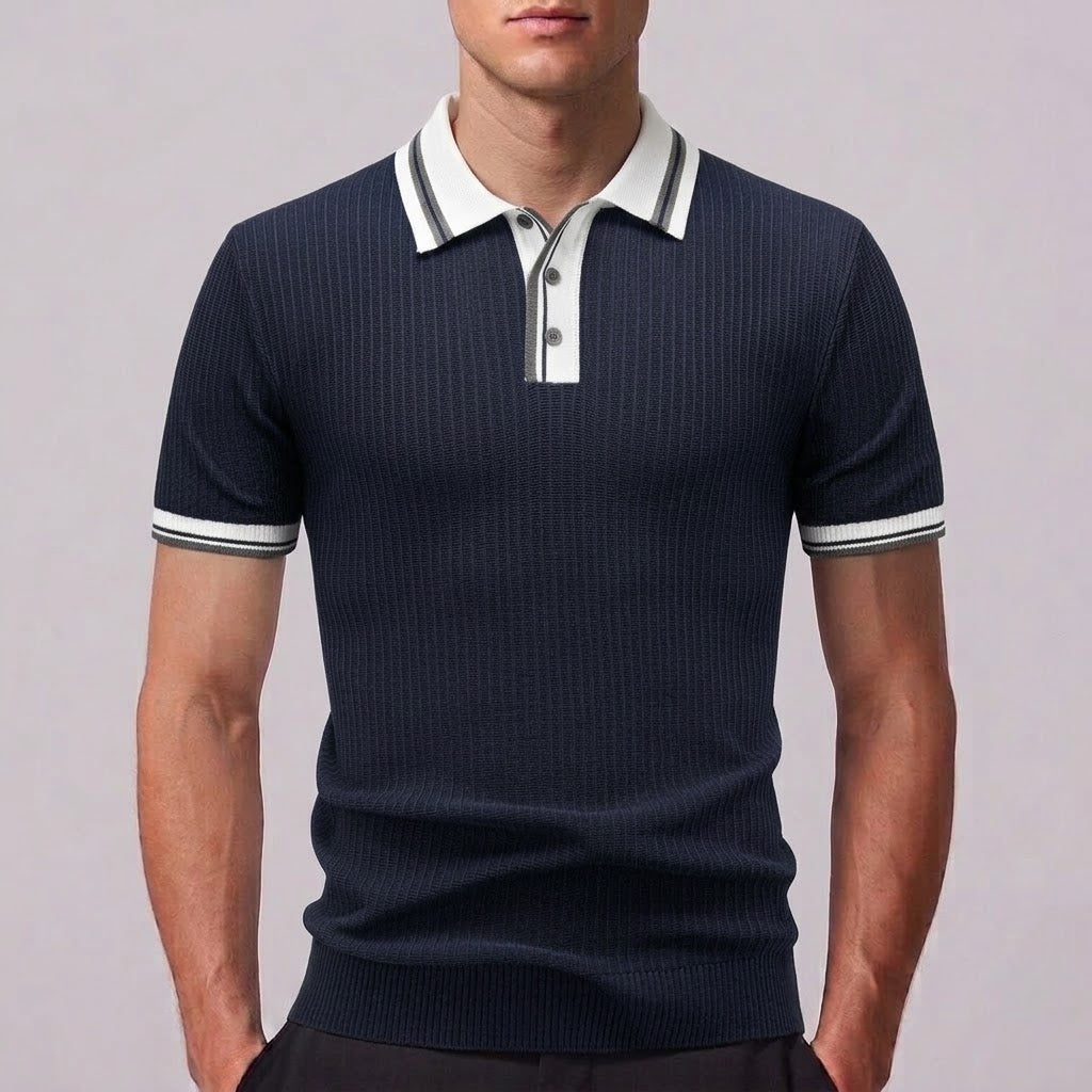 JAMES | Polo with contrast piping