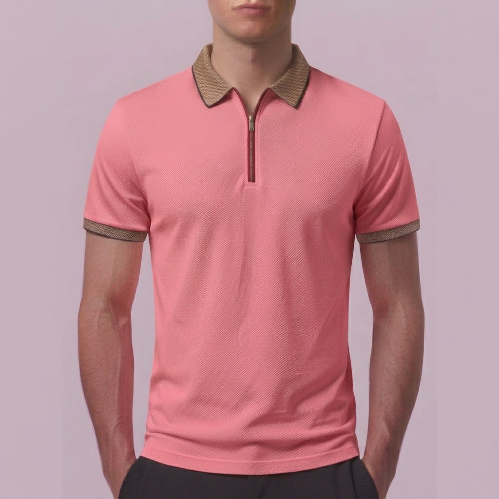 HARPER | Polo with contrast collar