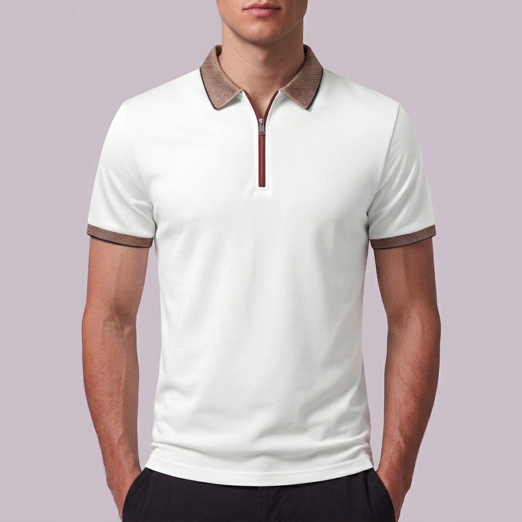 HARPER | Polo with contrast collar