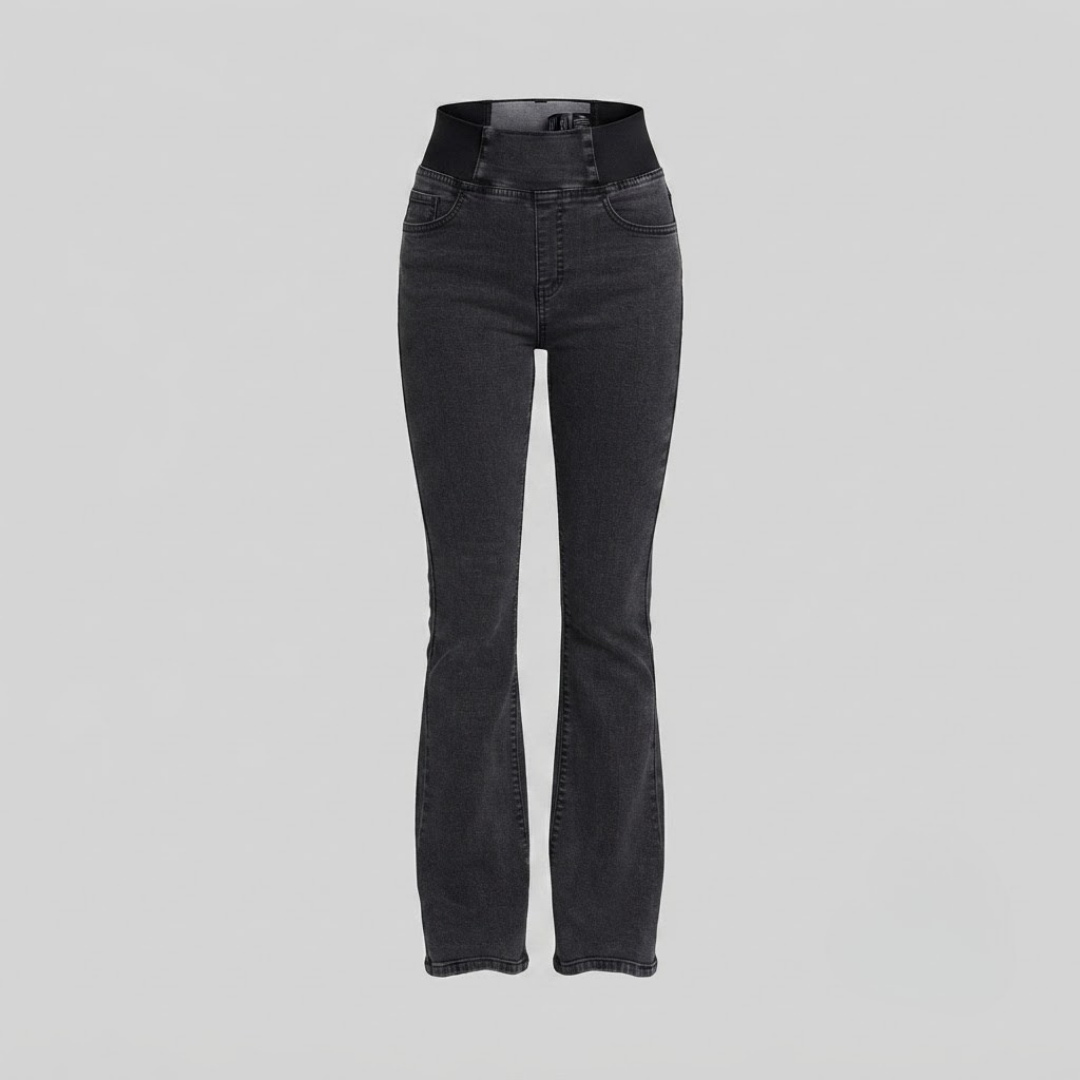 AMELIA | High-waist flare pants with stretch fit