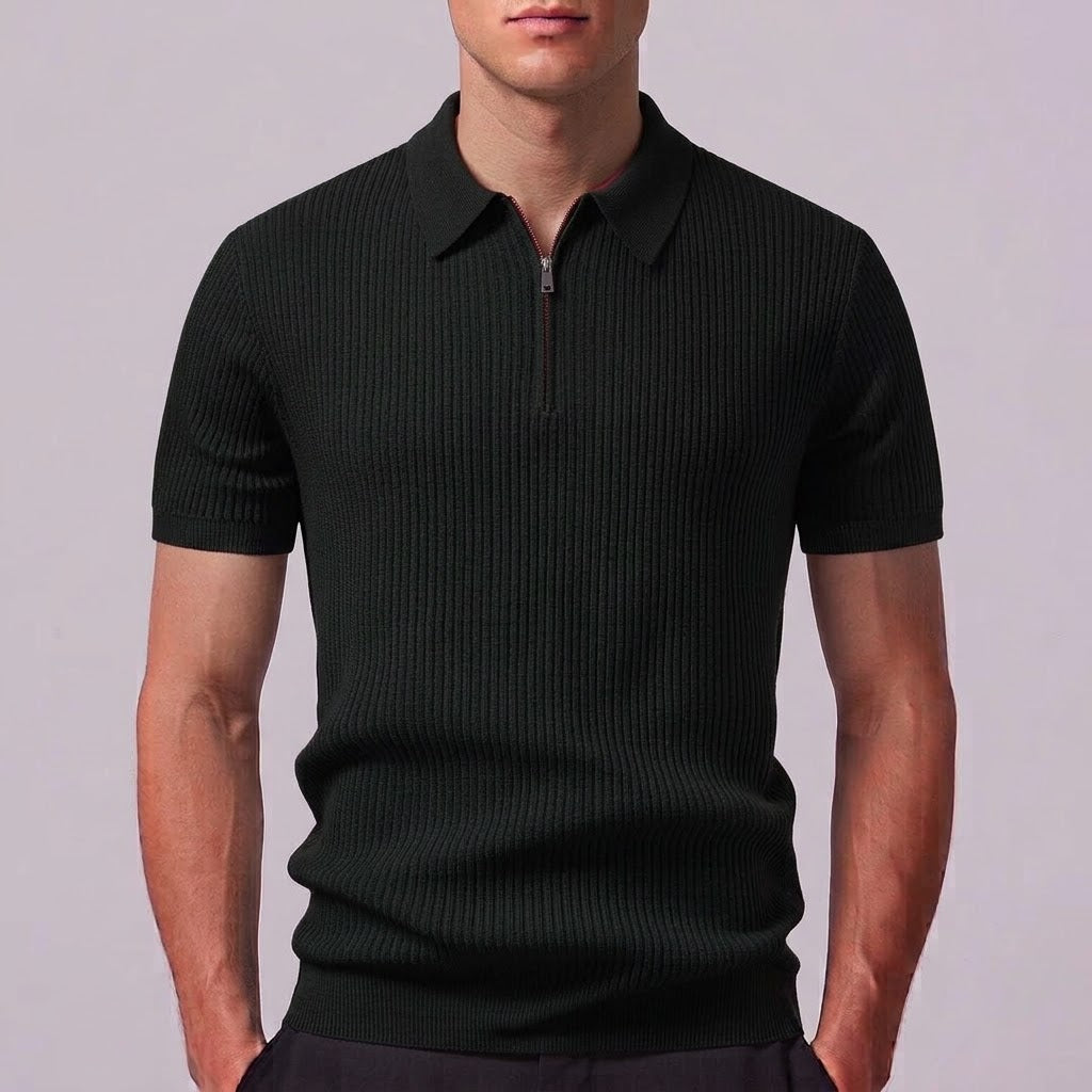 SIENNA | Polo with zip neckline