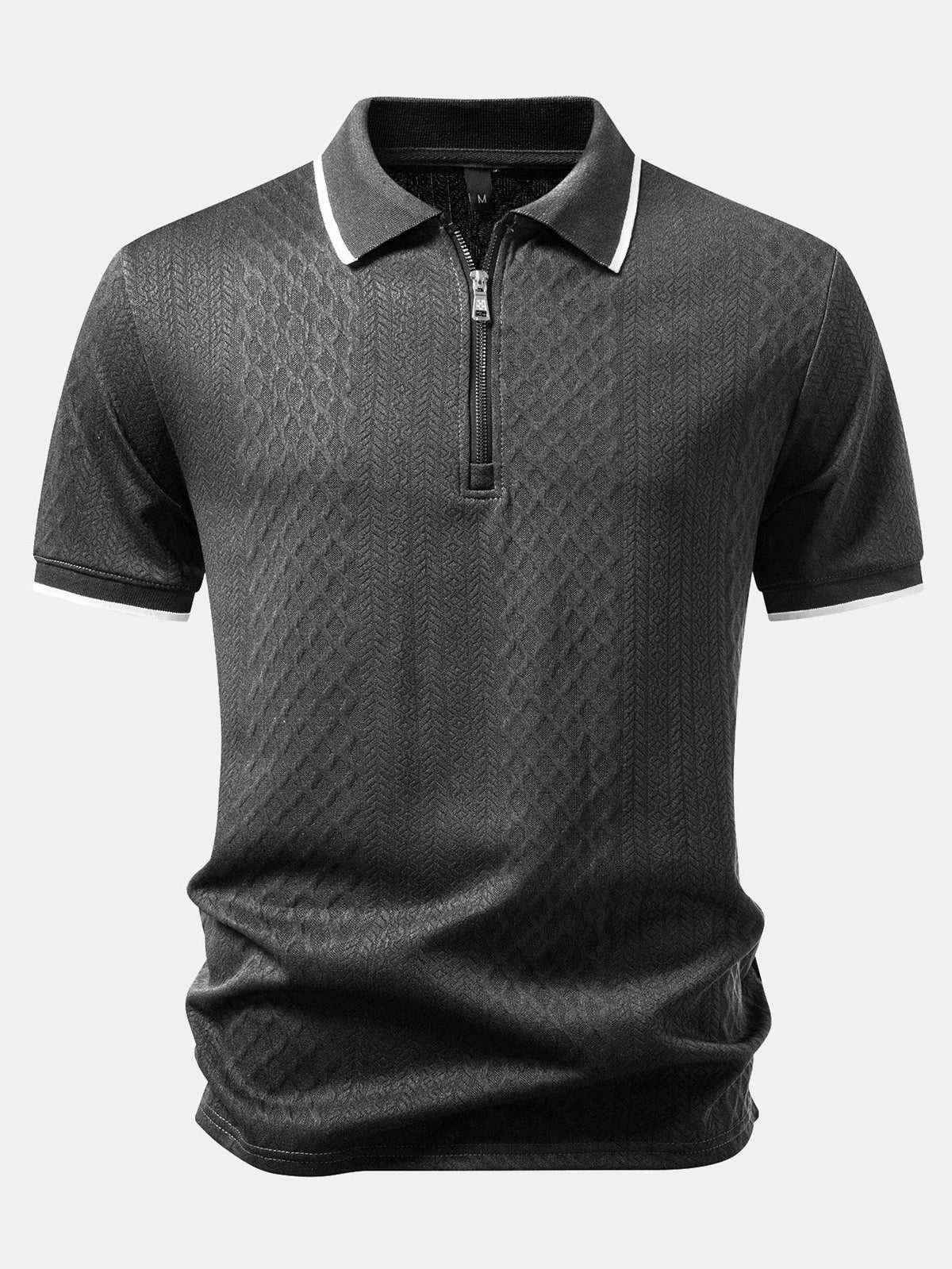 LUCAS | Polo with zip neckline