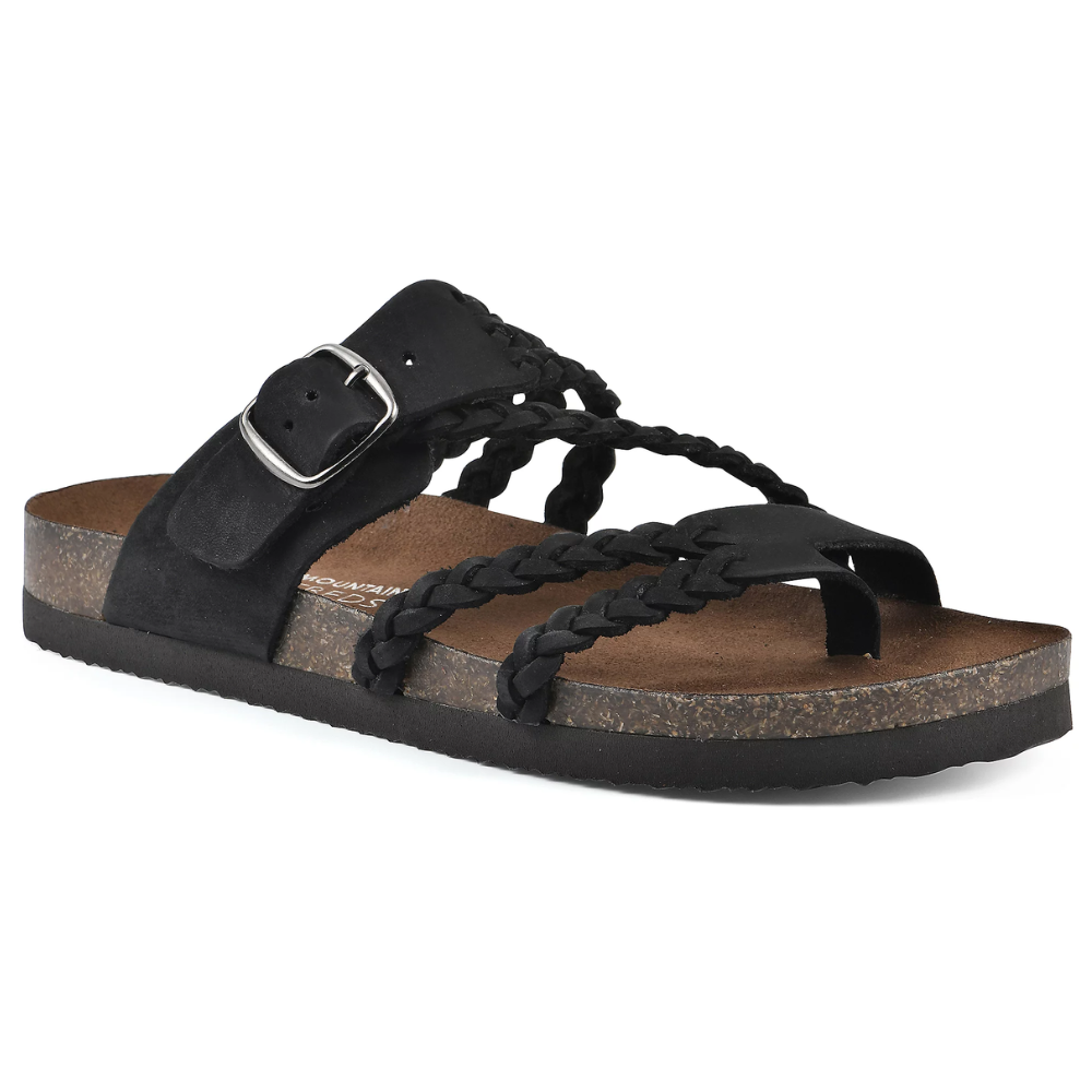 EVELYN | Braided sandals with cushioned footbed