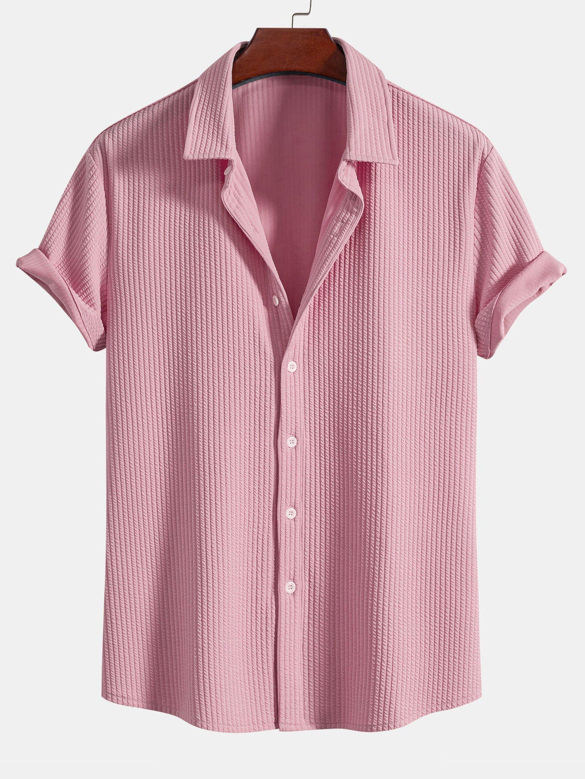 OWEN | Ribbed shirt with muscle fit