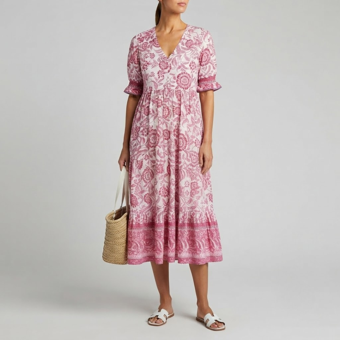 DANNA | Maxi dress with floral print