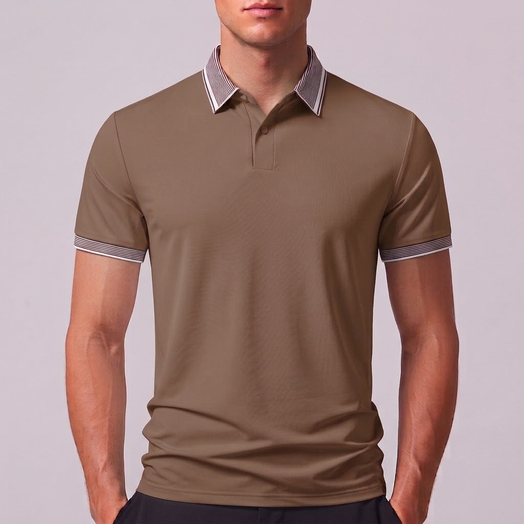 ELIJAH | Polo with contrast stripes