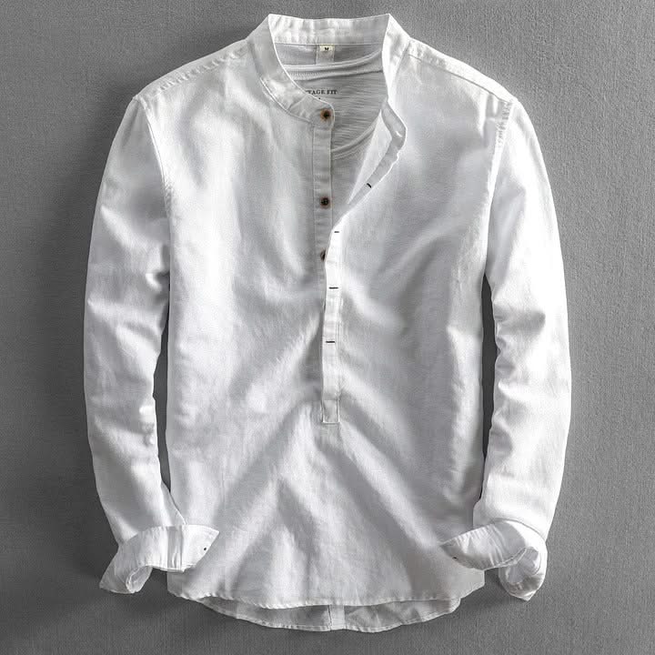 CORDEN | Shirt with mandarin collar