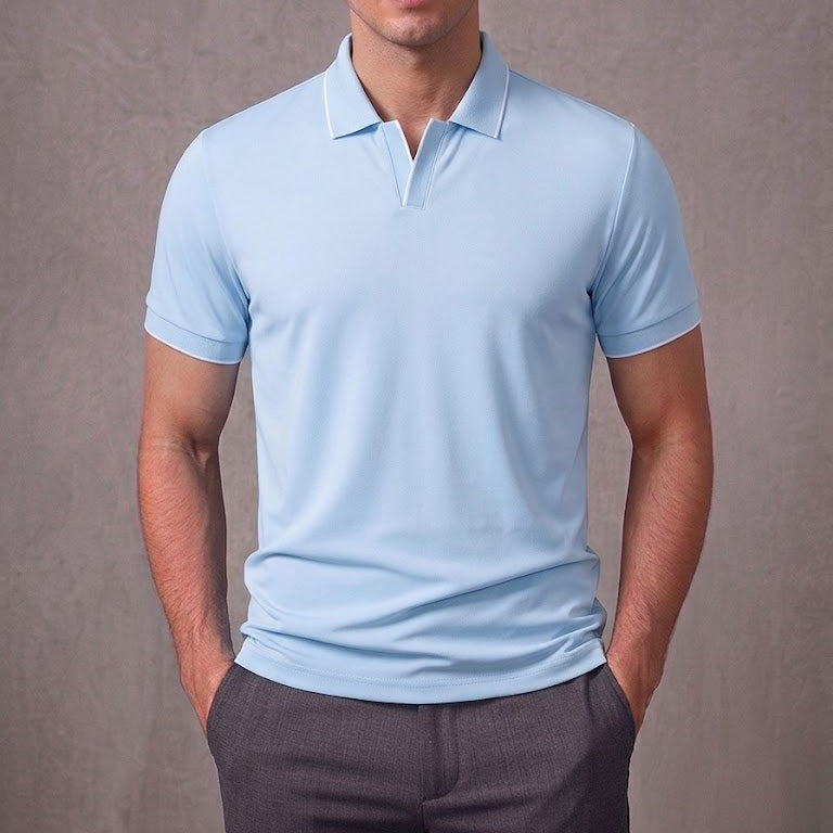 HENRY | Polo with Johnny collar