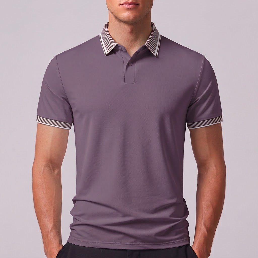 ELIJAH | Polo with contrast stripes