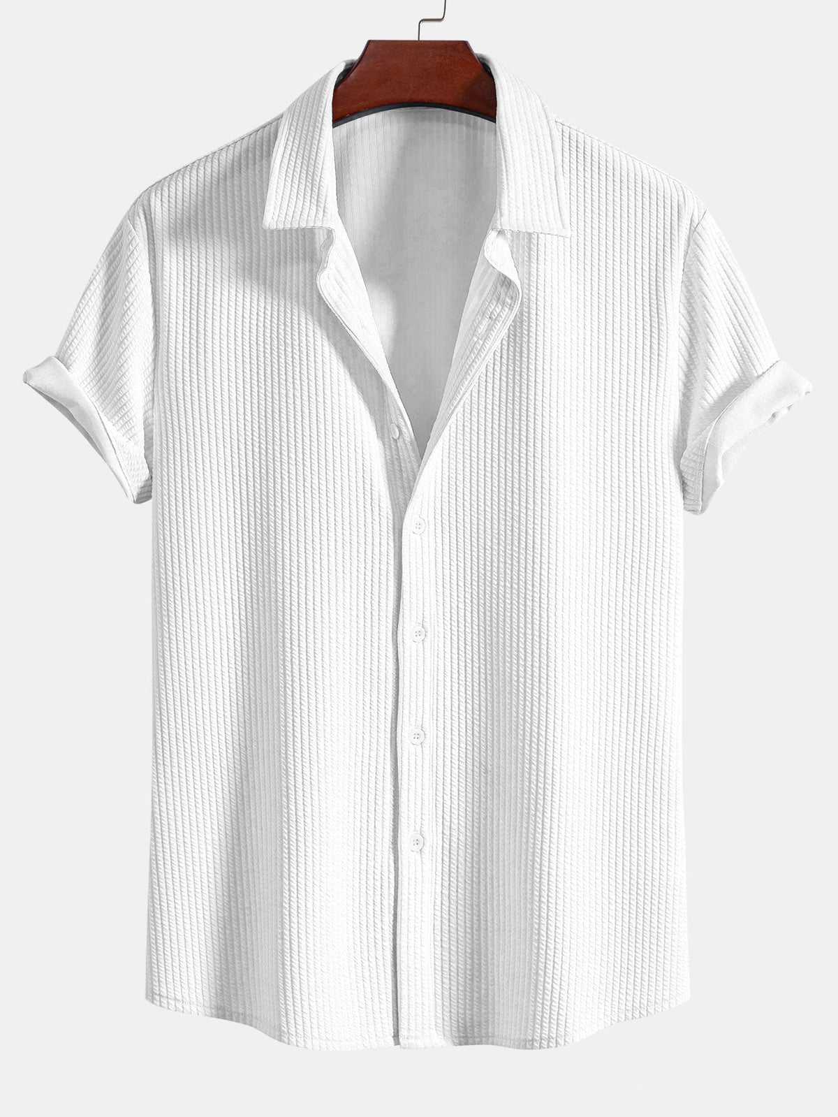 OWEN | Ribbed shirt with muscle fit