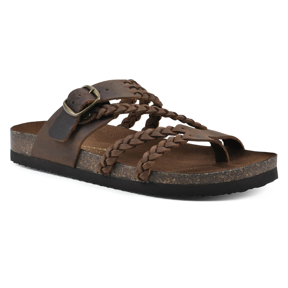 EVELYN | Braided sandals with cushioned footbed