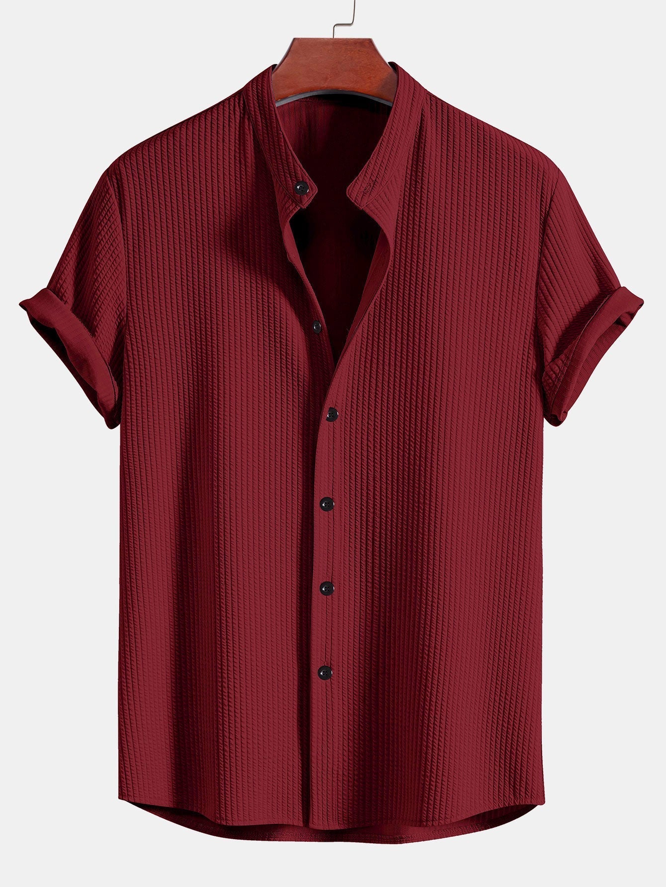 GRAYSON | Muscle fit shirt with stand collar
