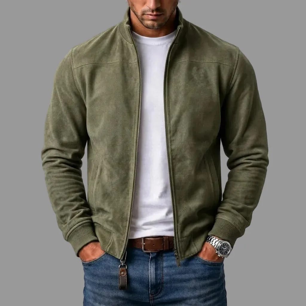 NOAH | Bomber jacket with stand collar