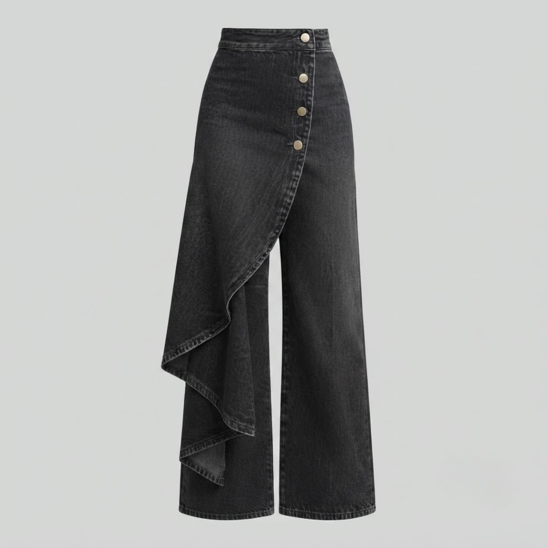 CHARLOTTE | Slim wrap jeans with stretch