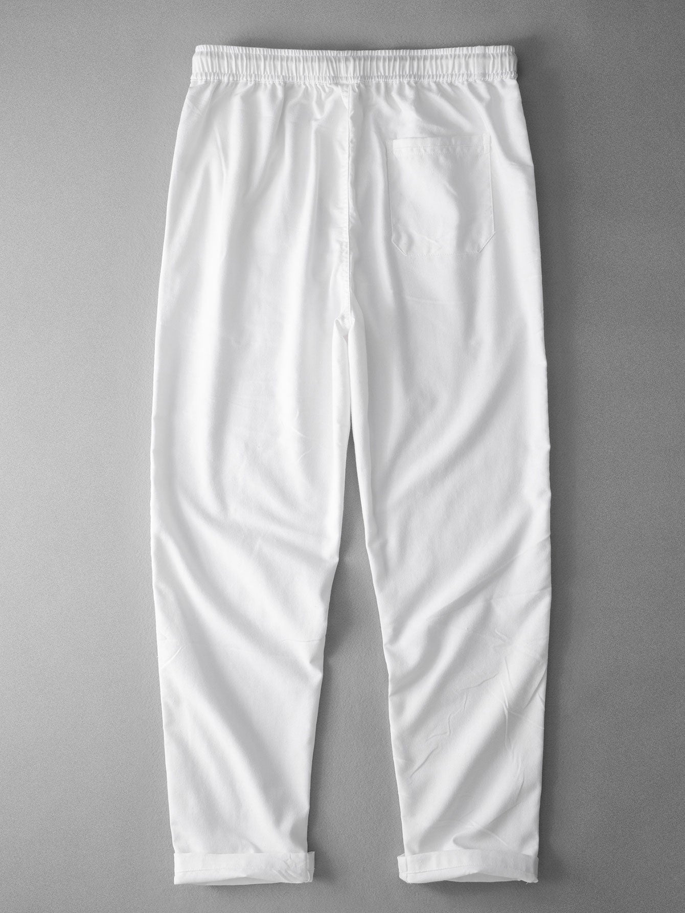 SOPHIA | Straight-leg pants with linen blend