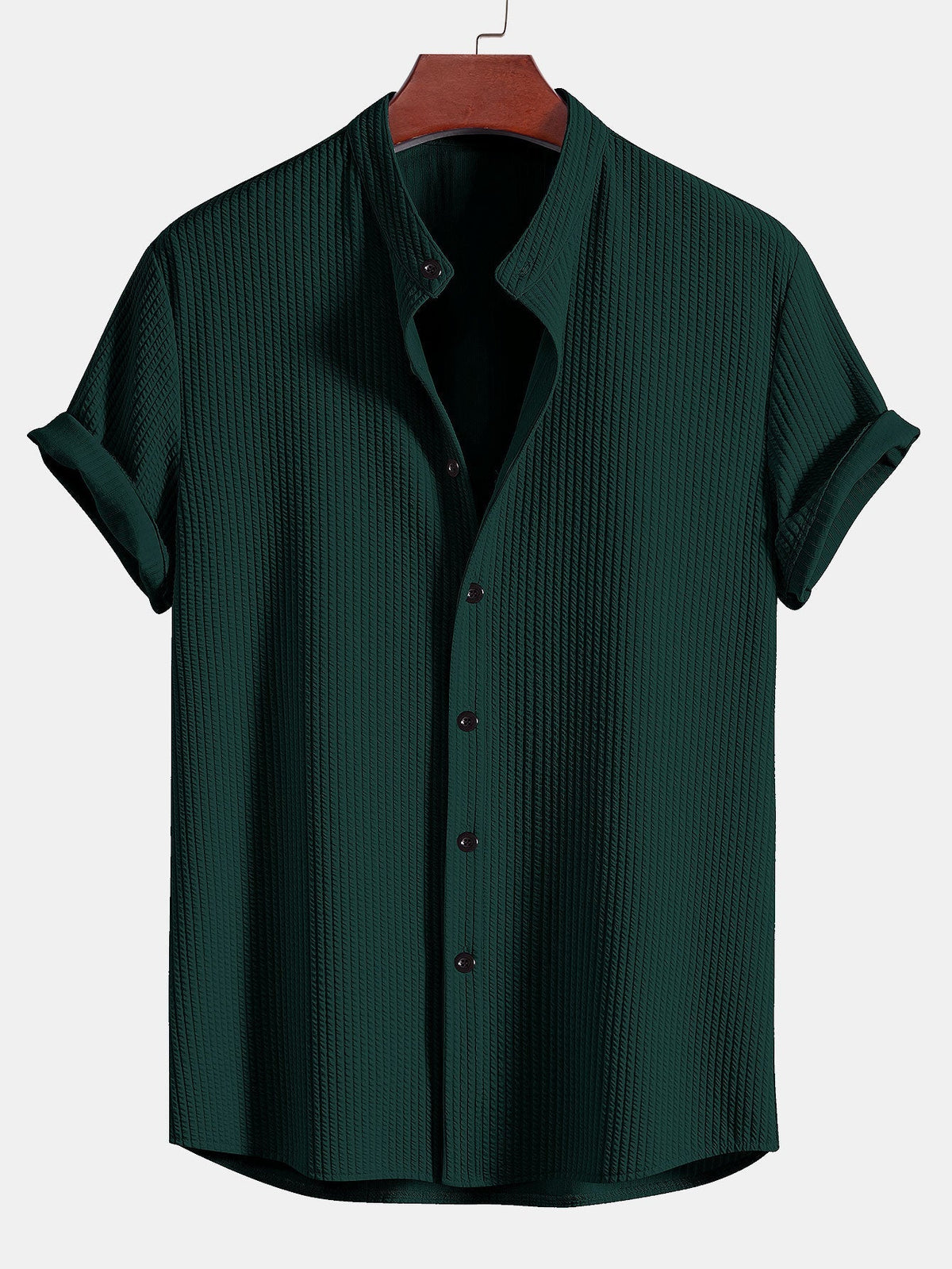GRAYSON | Muscle fit shirt with stand collar