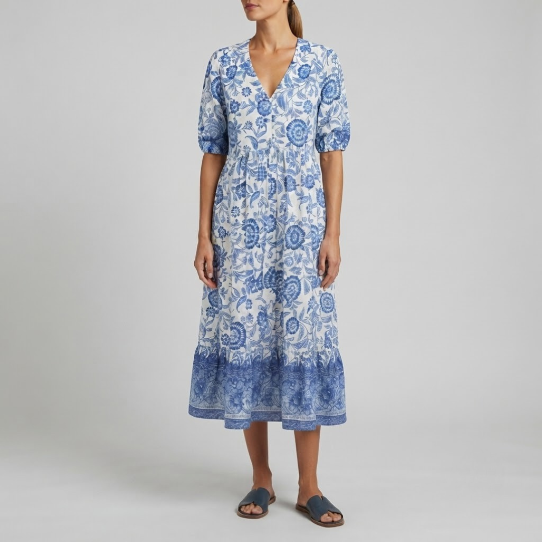 DANNA | Maxi dress with floral print