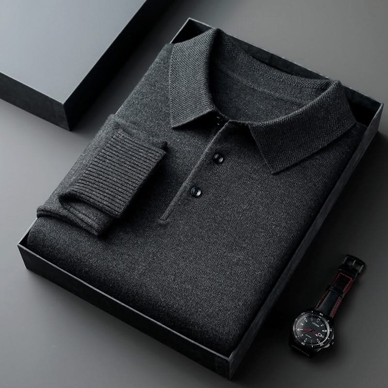 LEO | Knit sweater with ribbed cuffs
