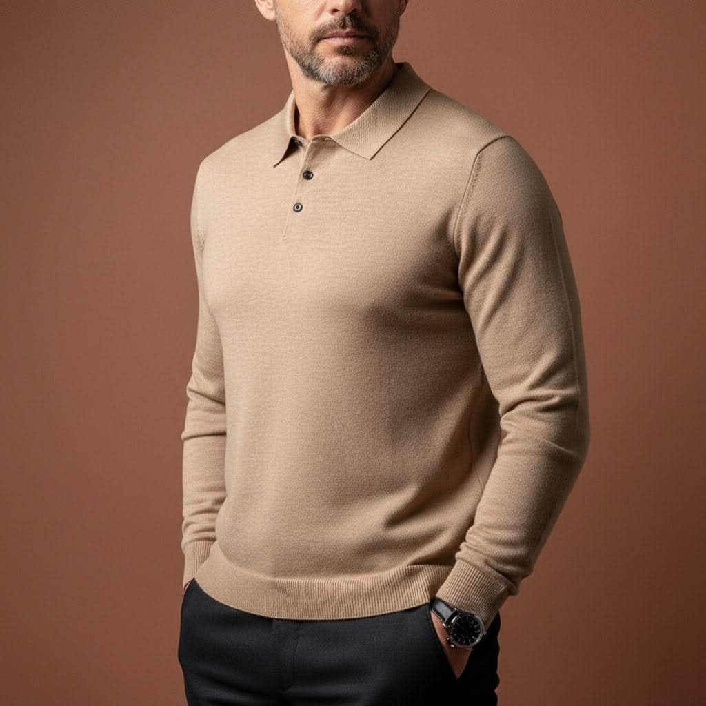 LEO | Knit sweater with ribbed cuffs