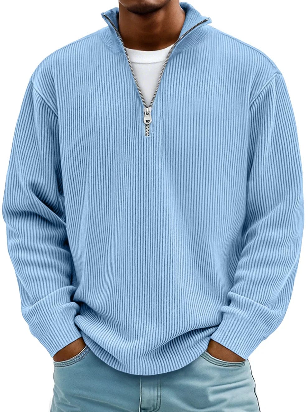 LIAM | Pullover with ribbed texture