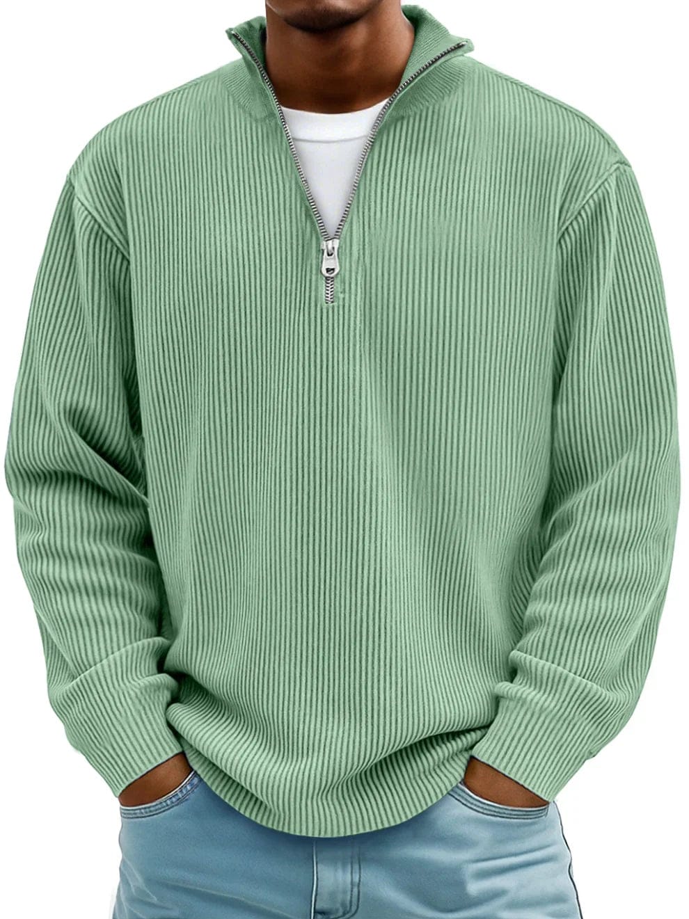 LIAM | Pullover with ribbed texture
