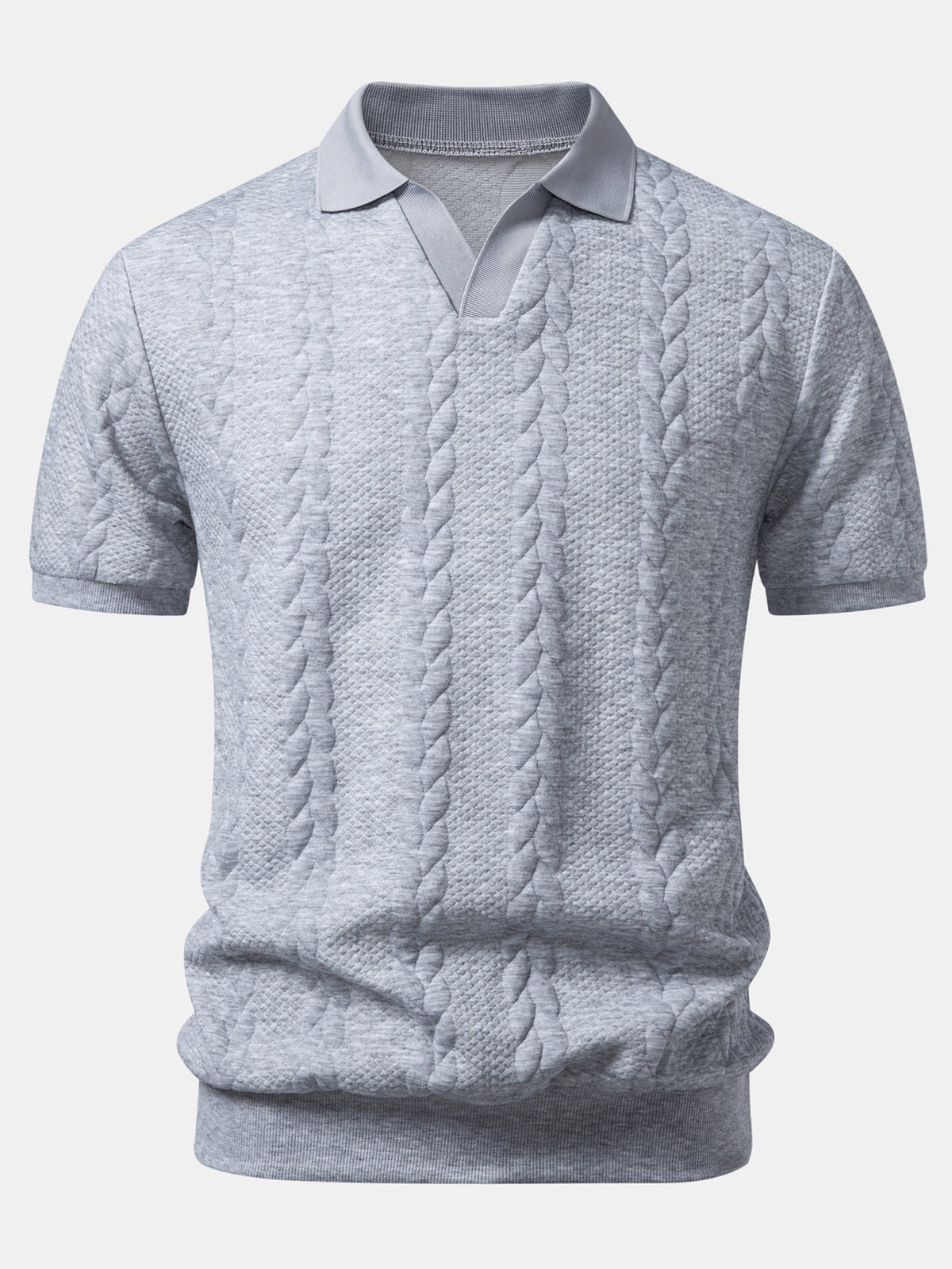 MADISON | Polo with V-neck