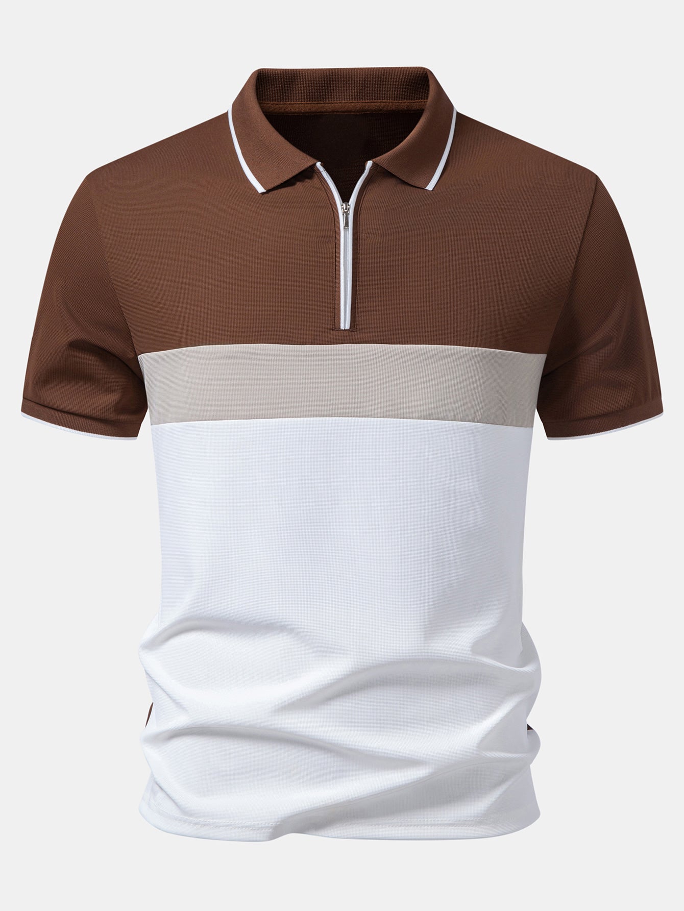 HENRY | Polo with zip neckline