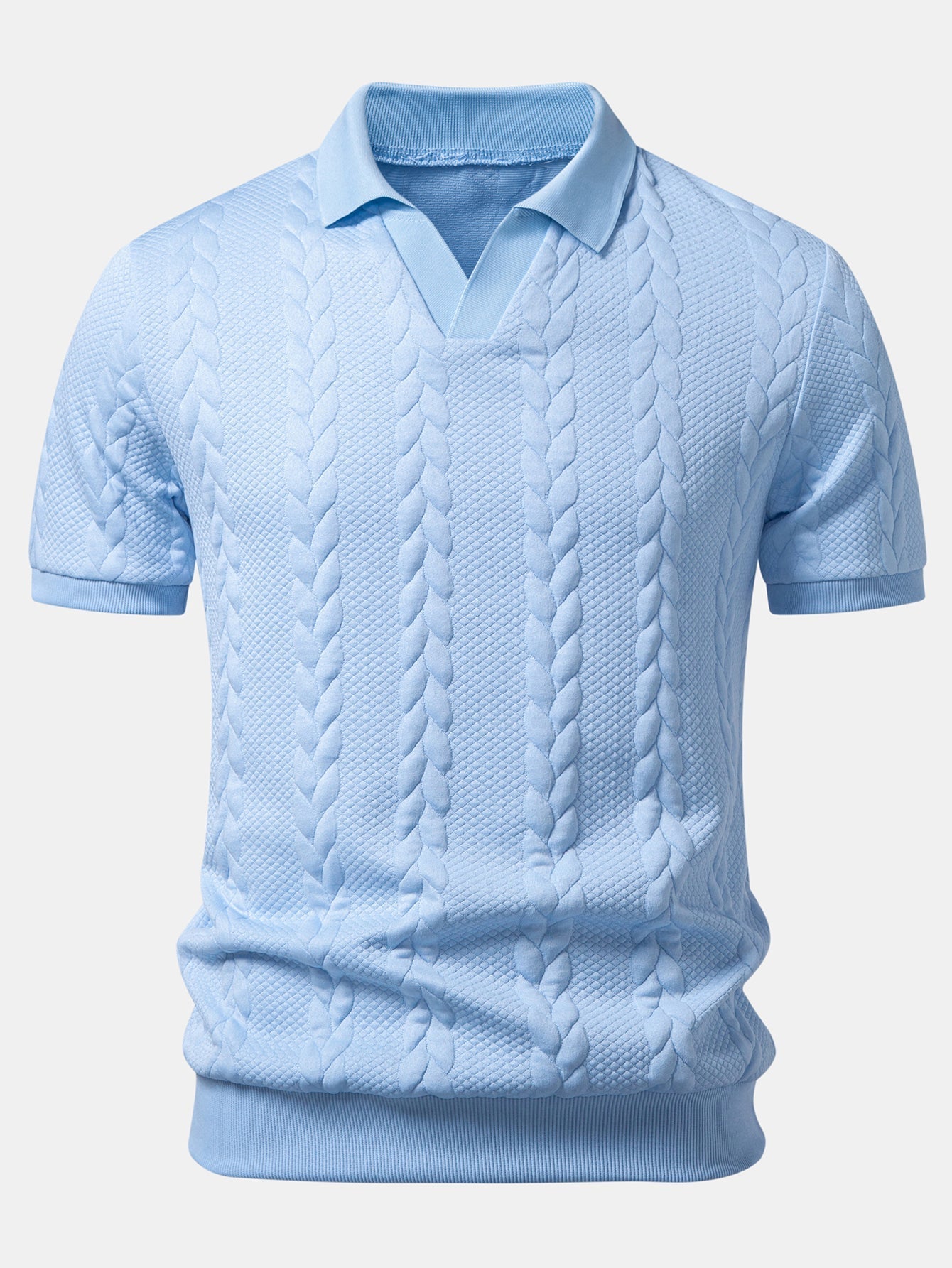 MADISON | Polo with V-neck