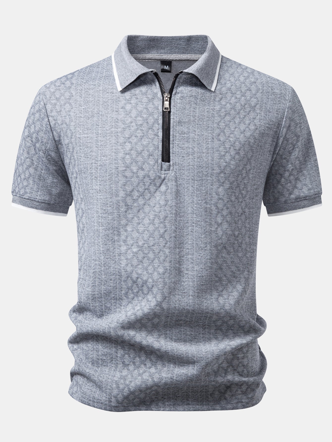 LUCAS | Polo with zip neckline
