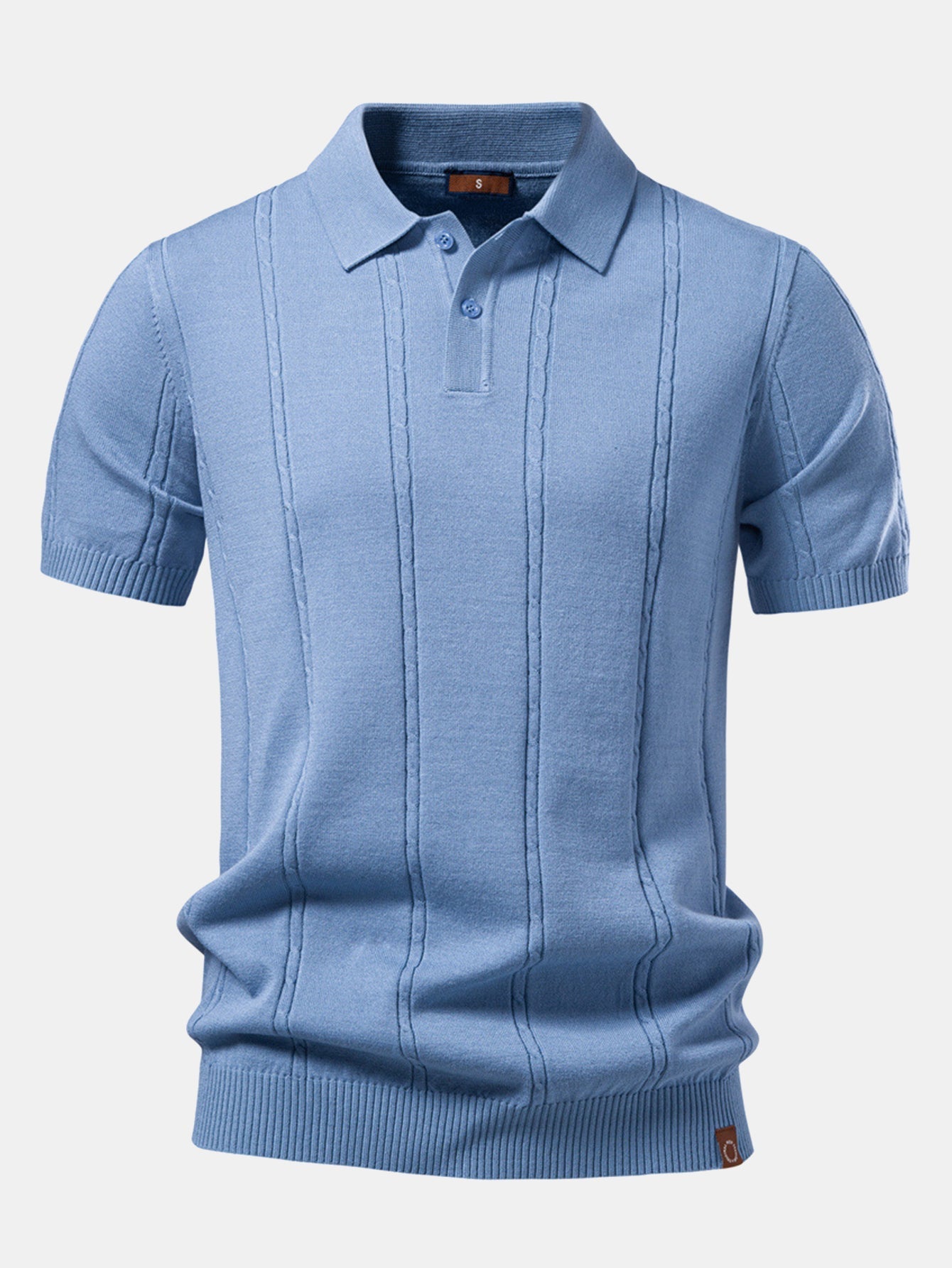 THEO | Ribbed knit polo