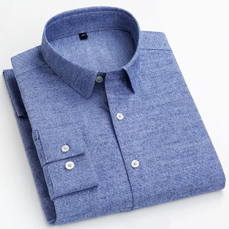 OLIVER | Shirt with micro houndstooth pattern