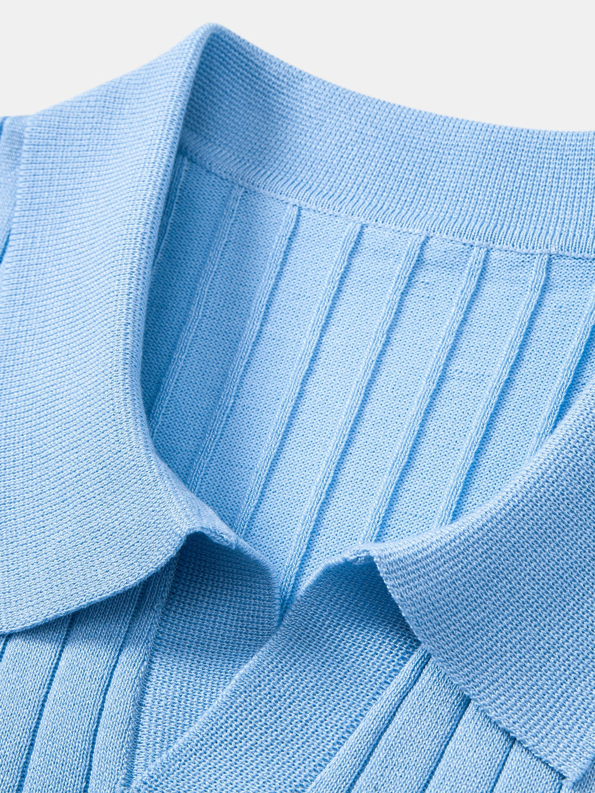 EZRA | Knit polo with Johnny collar