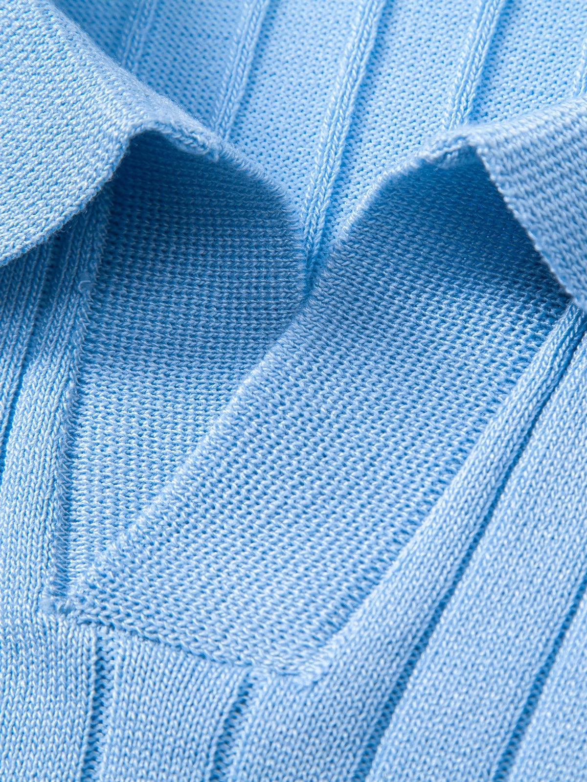 EZRA | Knit polo with Johnny collar