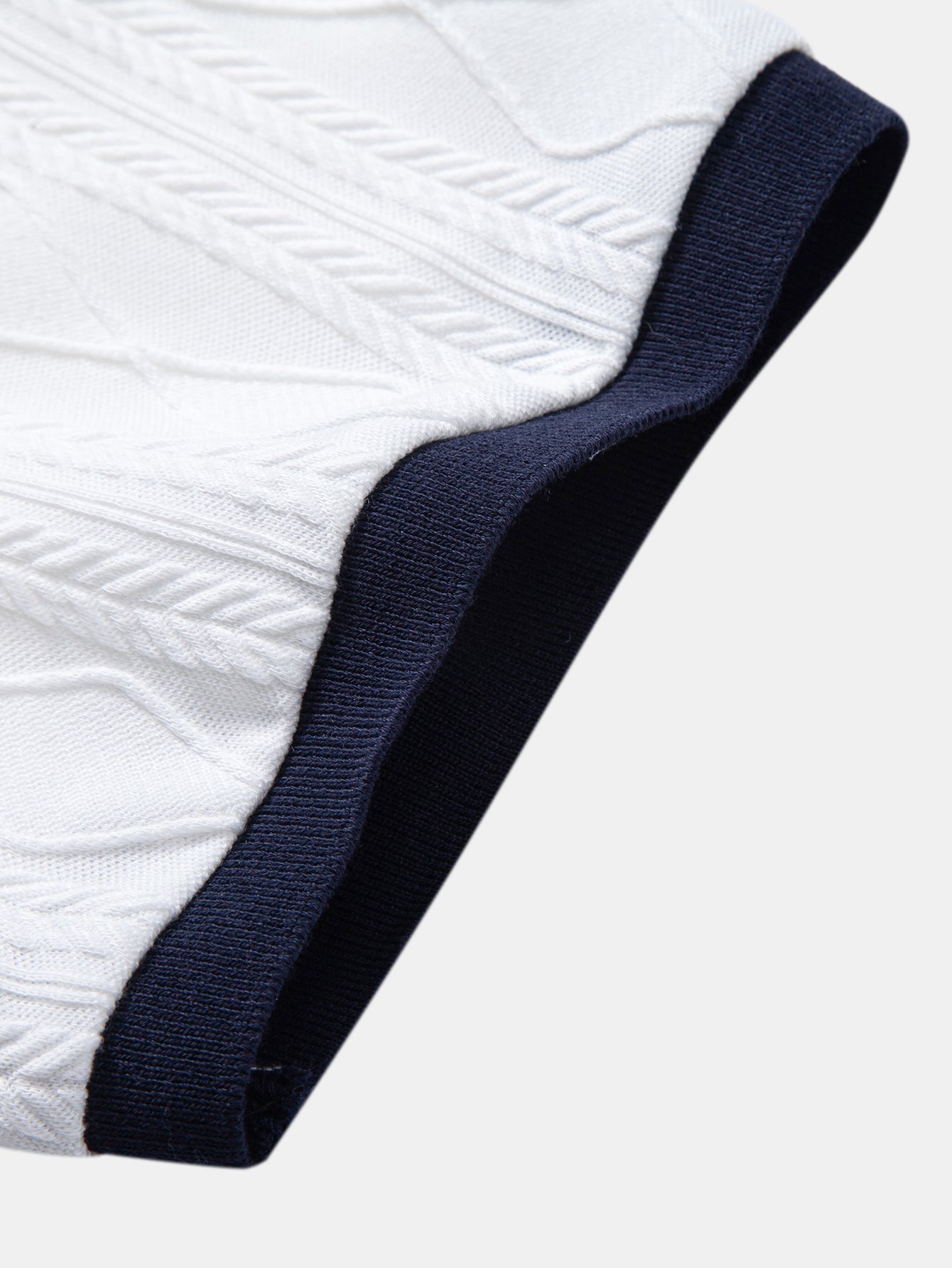 OWEN | Polo with geometric jacquard