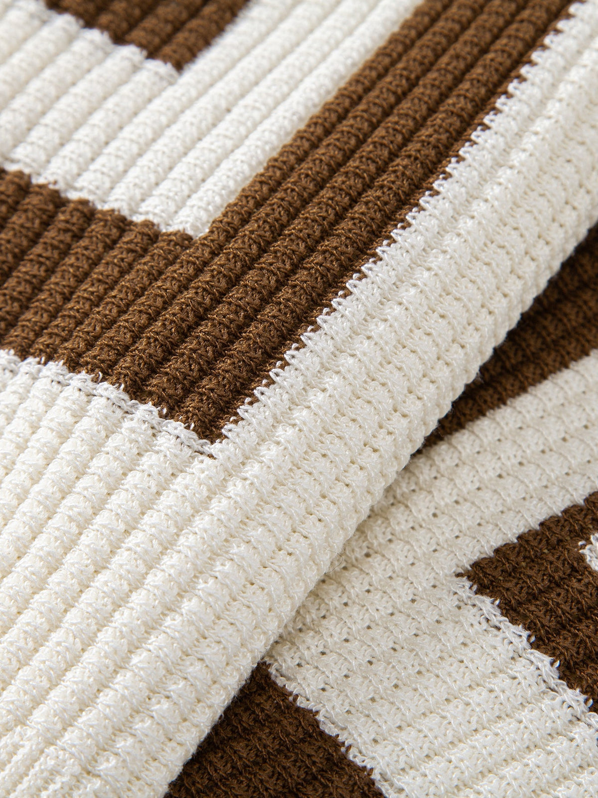 RILEY | Polo with waffle knit and zip neckline