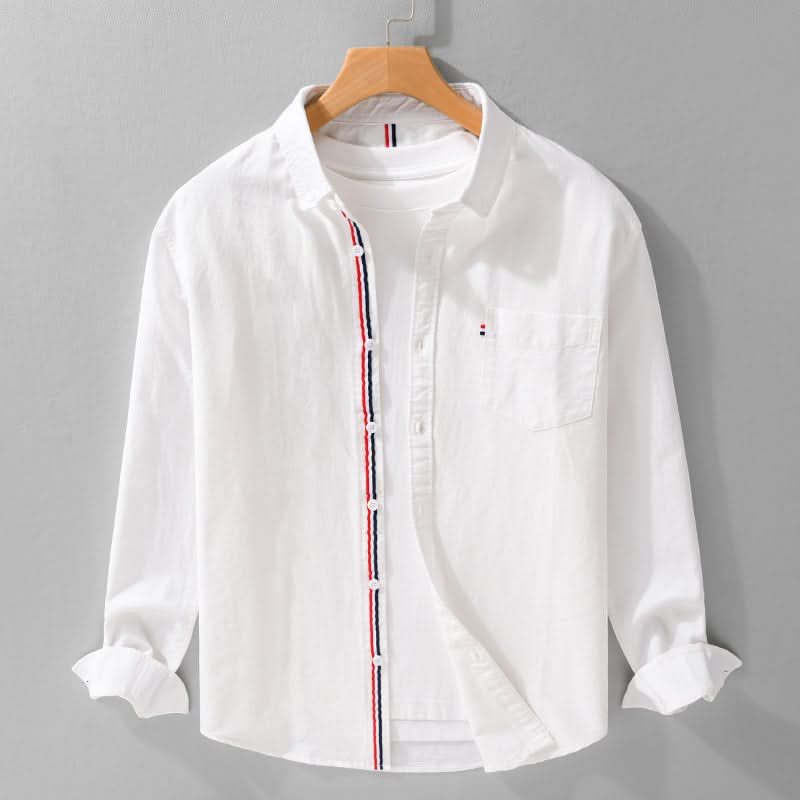 WILLIAM | Shirt with striped placket