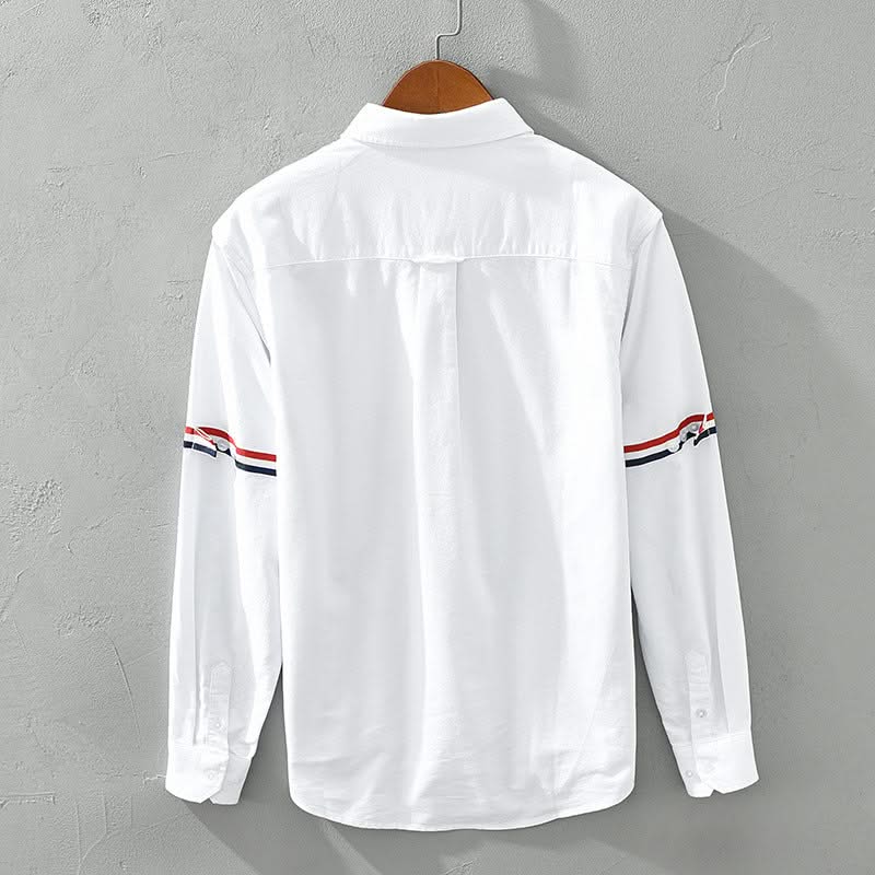 LITA | Shirt with stripe sleeve detail