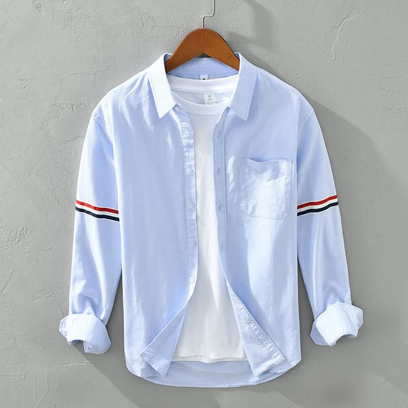 LITA | Shirt with stripe sleeve detail