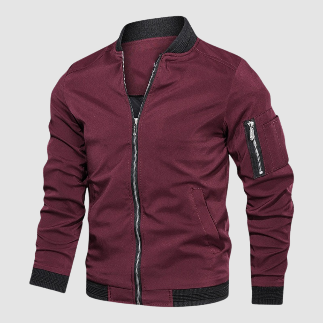 LUCAS | Bomber jacket with zipper closure