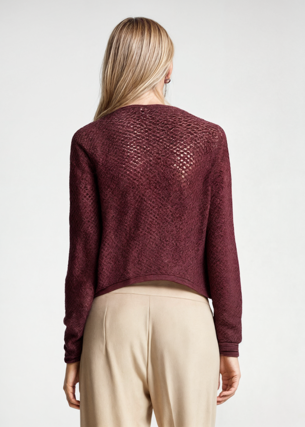 NORA | Knit cardigan with open front