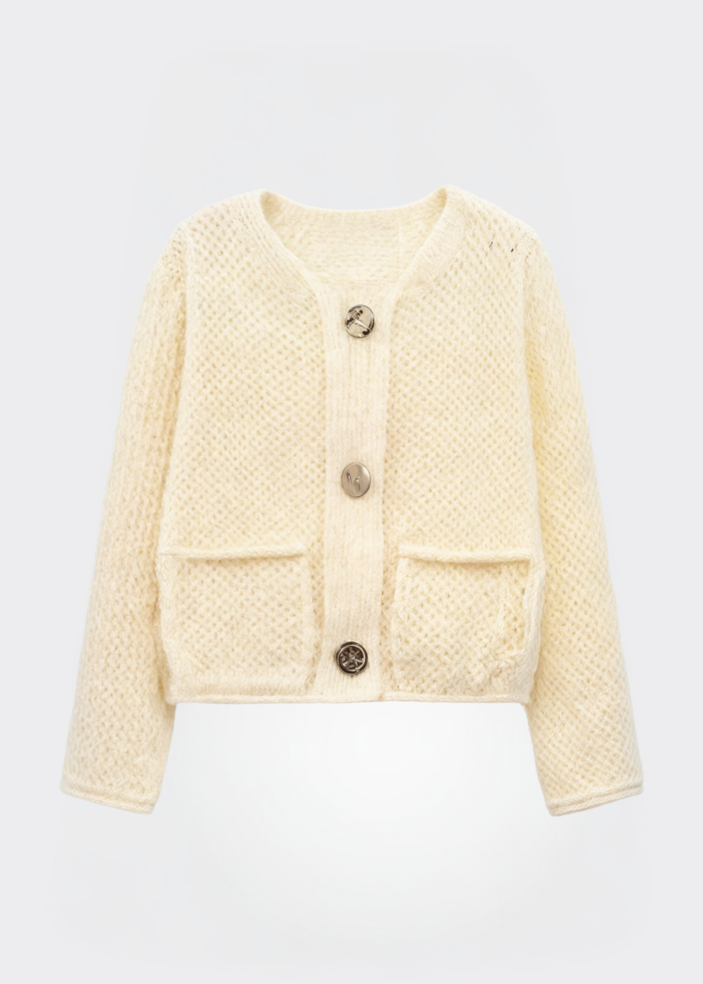 NORA | Knit cardigan with open front