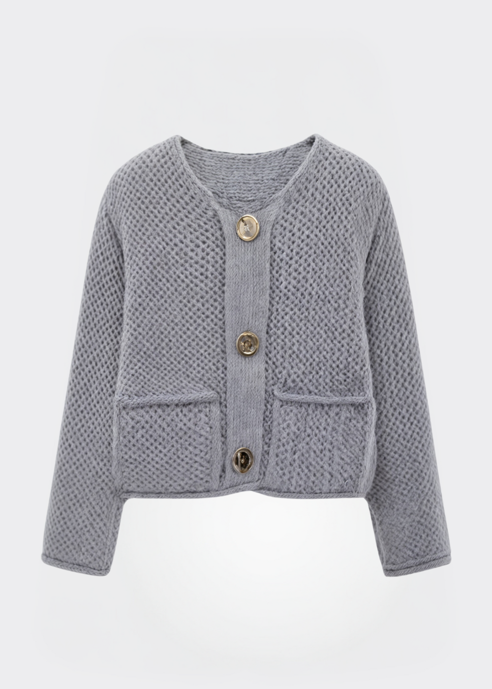 NORA | Knit cardigan with open front