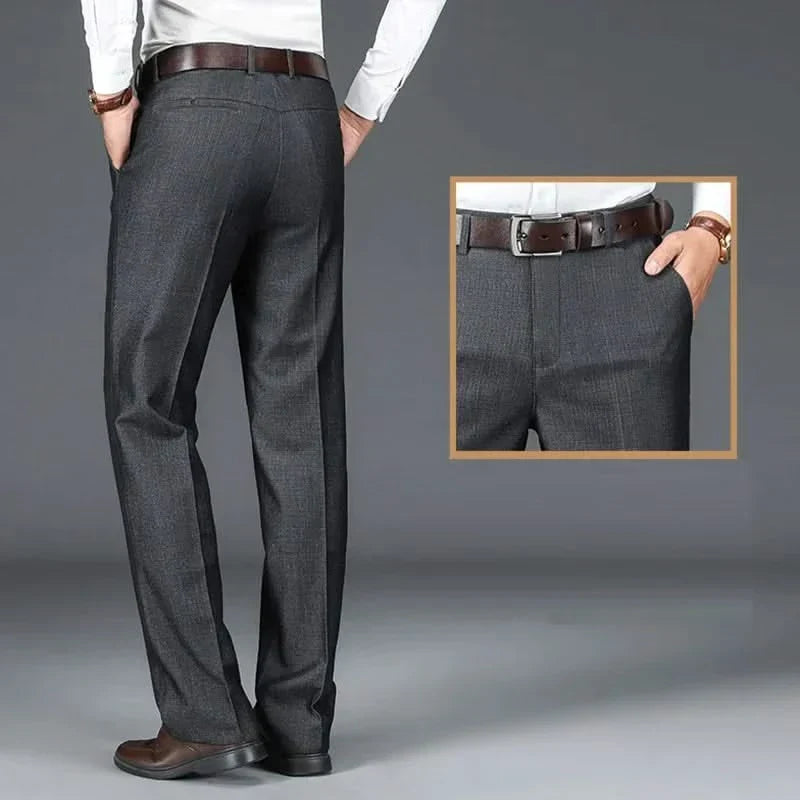 GRAYSON | Straight-leg pants with side pockets
