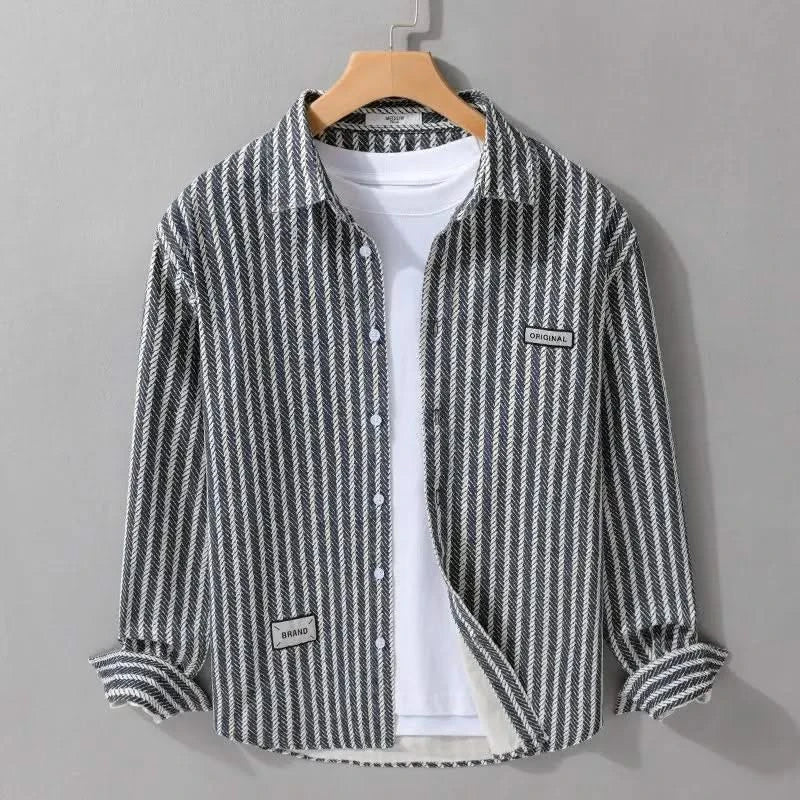 HARPER | Layered shirt with dual hem