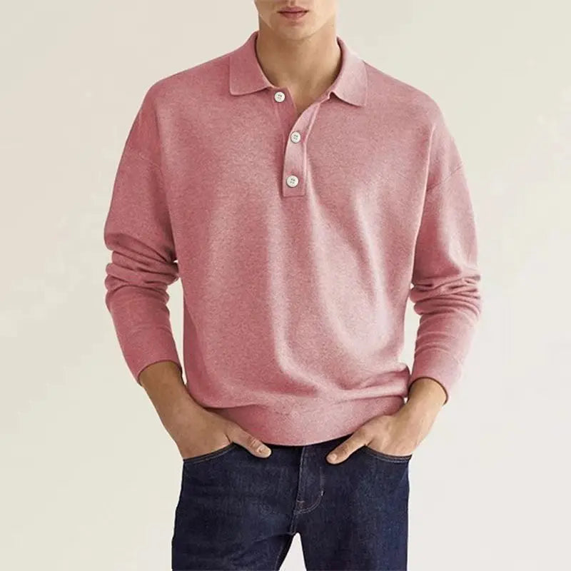CORVIN | Polo shirt with lapel collar