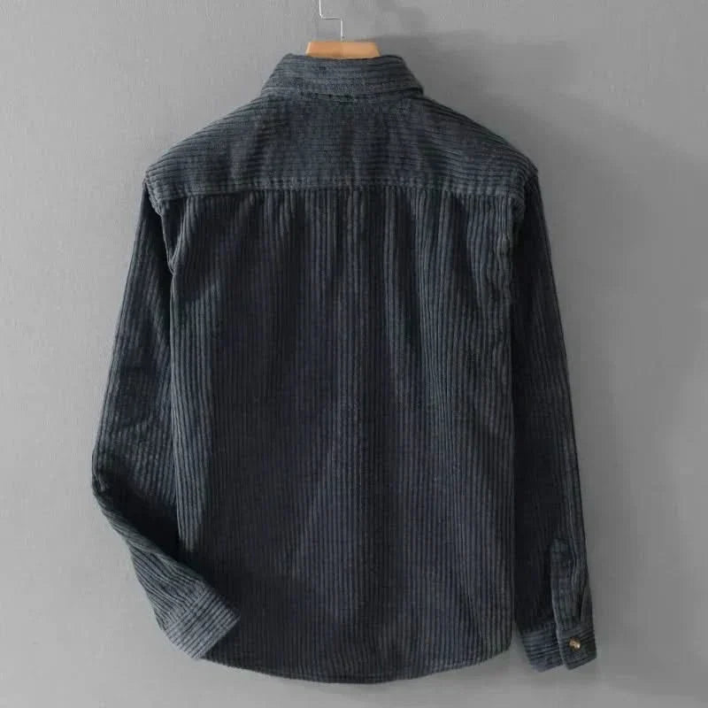 HAWTHORNE | Corduroy shirt with button-down front