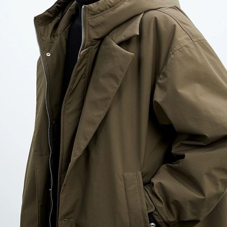OLIVIA | Long coat with hood
