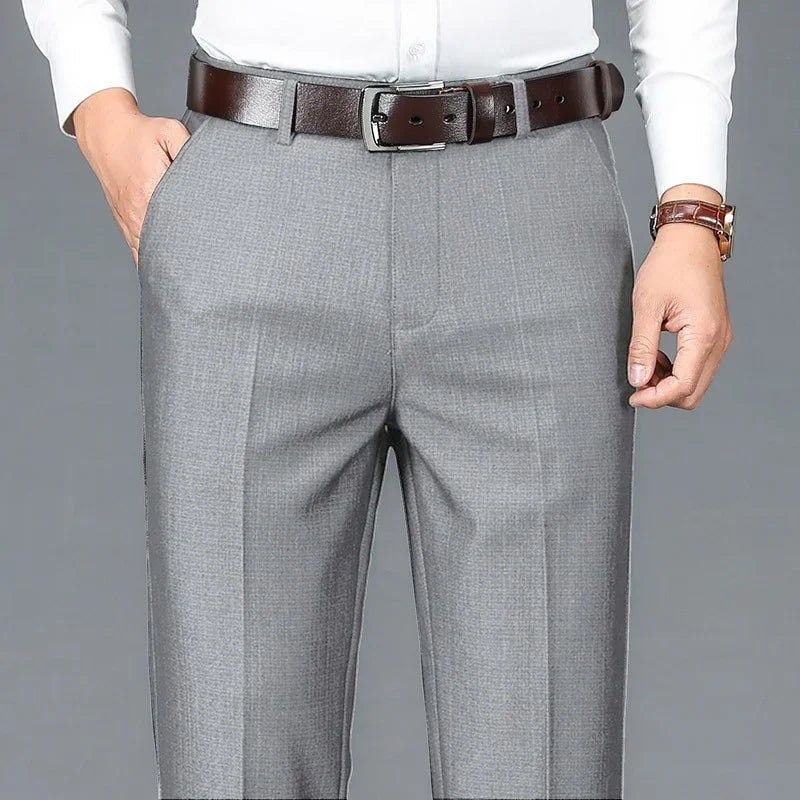 GRAYSON | Straight-leg pants with side pockets