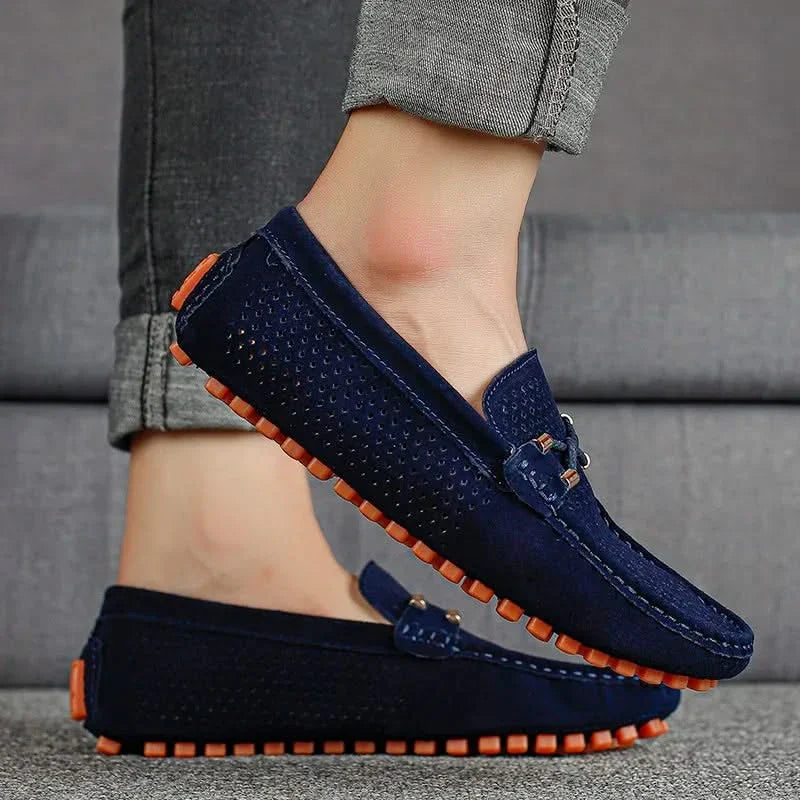 GIANNI | Perforated loafers with slip-on fit