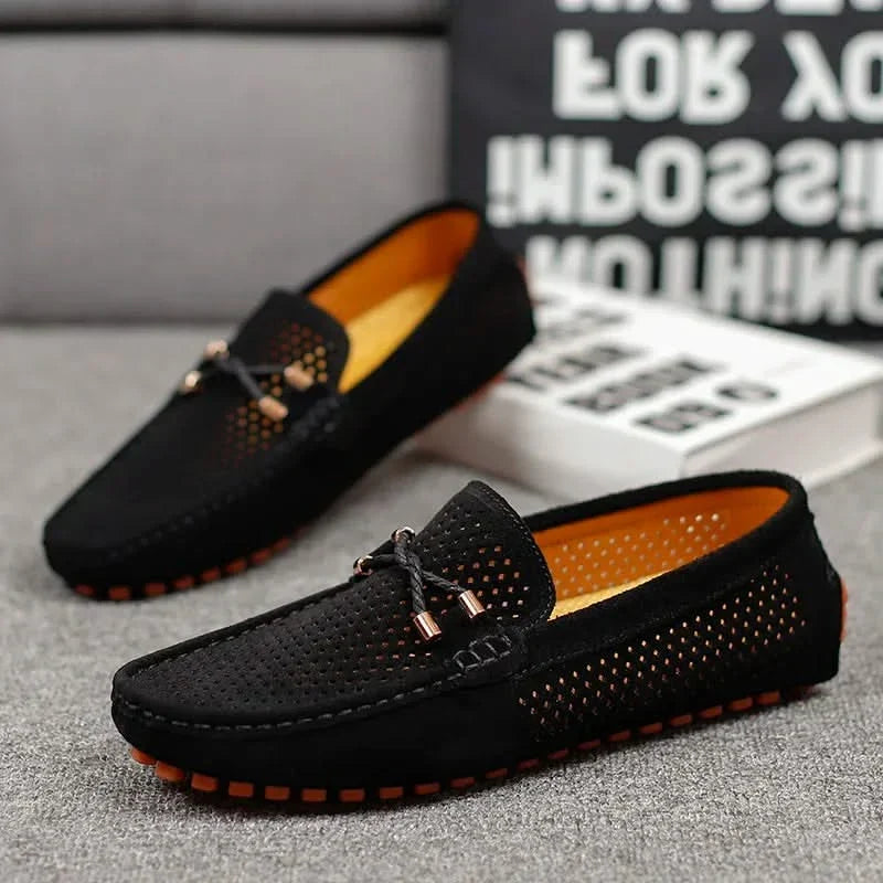 GIANNI | Perforated loafers with slip-on fit